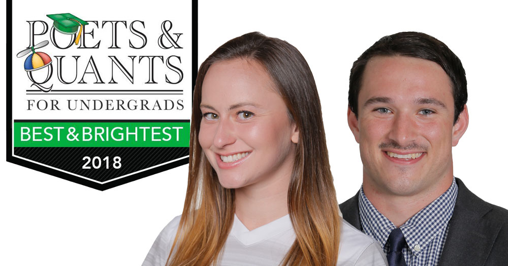 Poets and Quants Names Furlo and Benger as Best & Brighest Business Majors