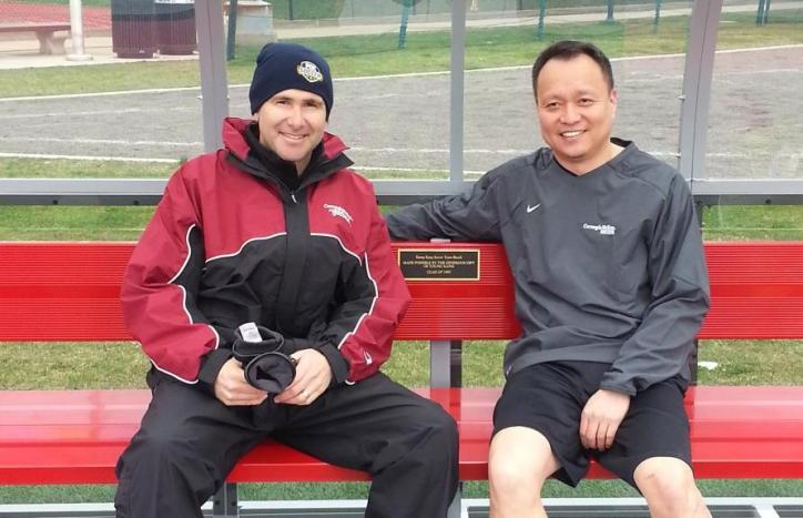 Men's Soccer Alum Young Kang (CIT '92) Names Covered Team Benches
