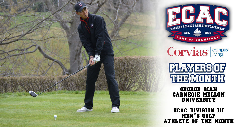 Qian Named ECAC Division III Men’s Golfer of the Month