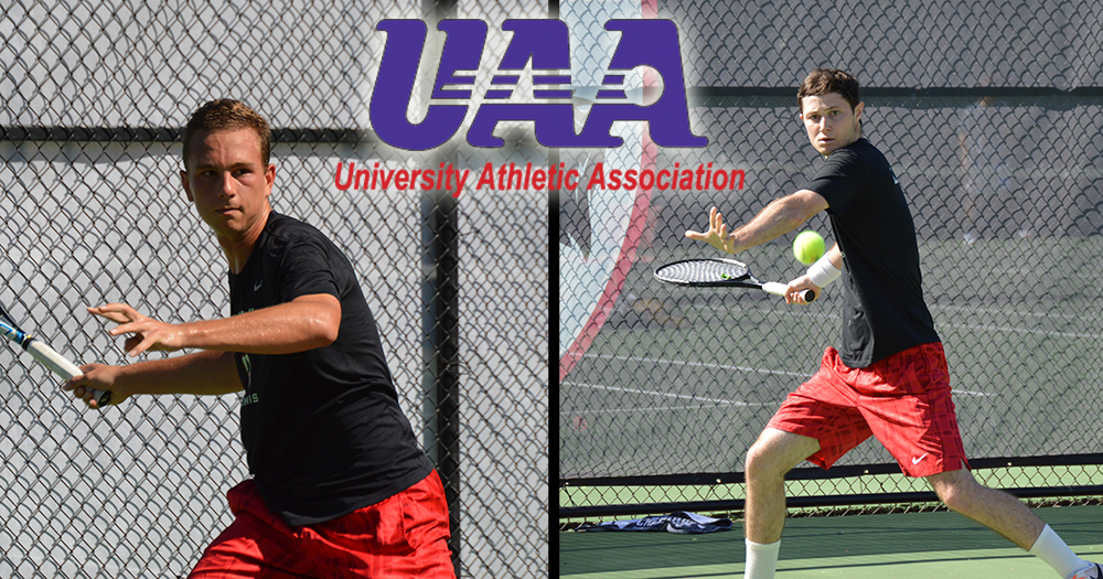 Downing and Levine Honored on 2019 All-UAA Men’s Tennis Team