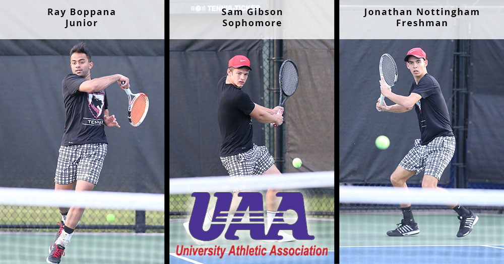 Three Players Named to All-UAA Men’s Tennis Team