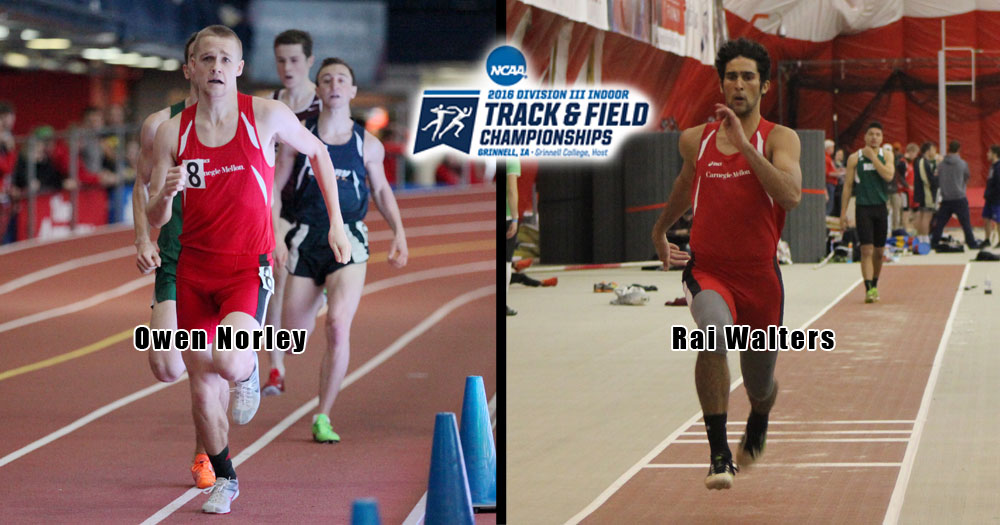 Norley and Walters to Compete at NCAA Indoor Track and Field Championships