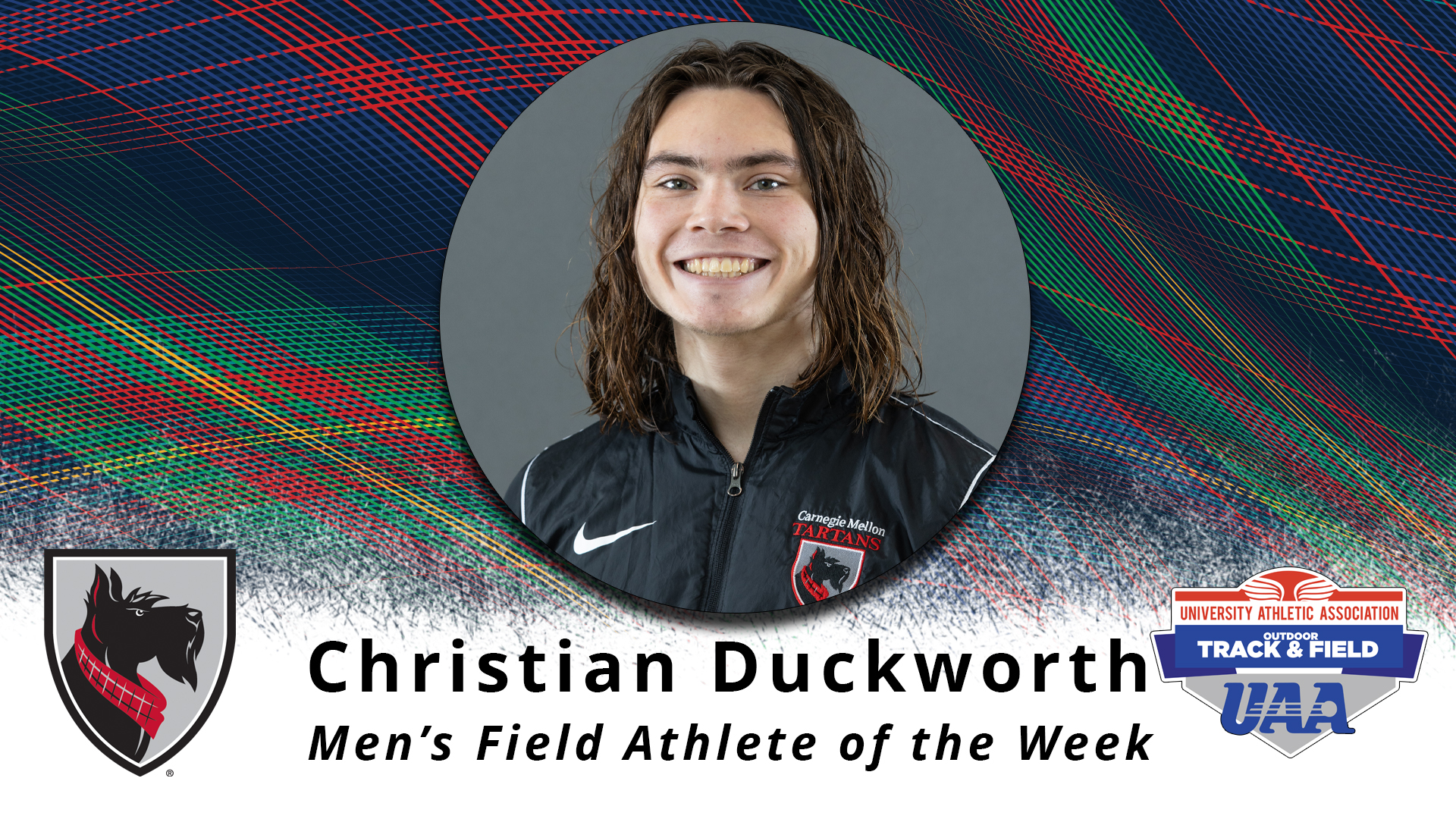 Duckworth Named UAA Field Athlete of the Week
