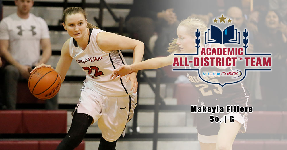 Filiere Honored on CoSIDA Academic All-District Team