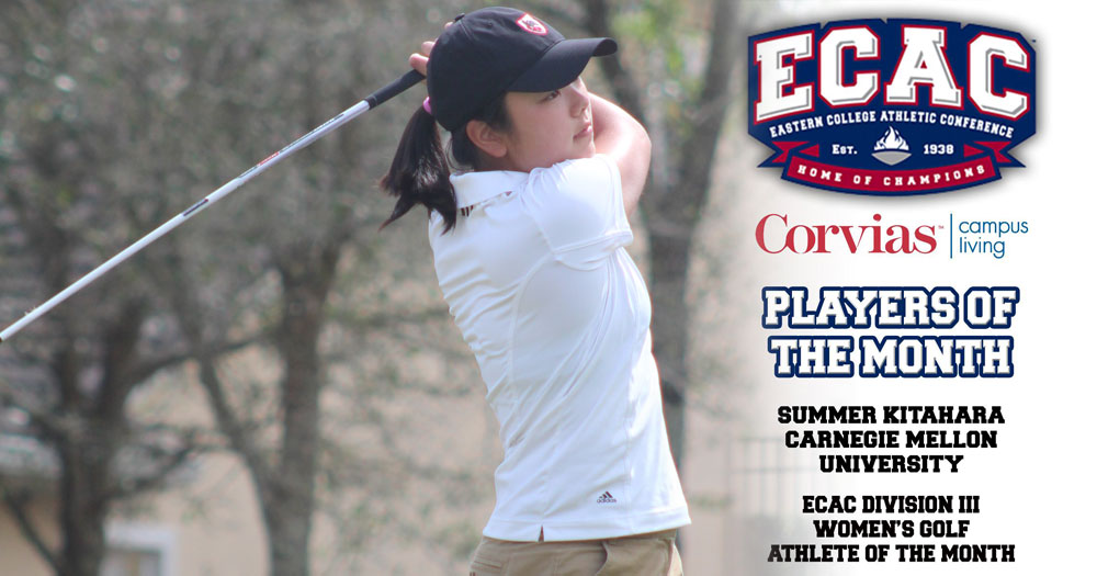 Kitahara Named Division III ECAC Women’s Golfer of the Month