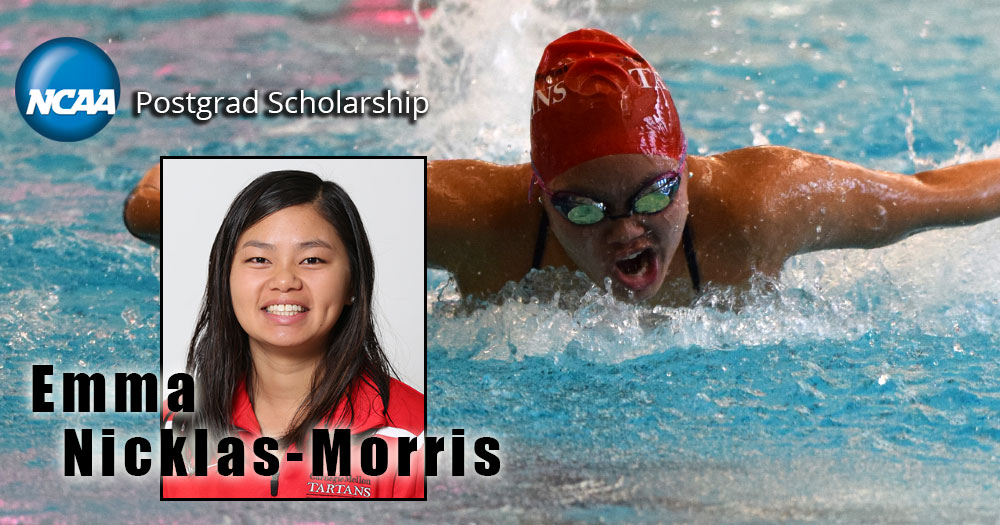 Nicklas-Morris Receives NCAA Postgraduate Scholarship
