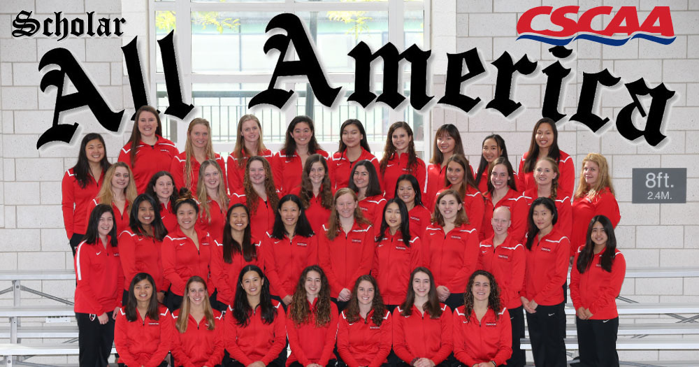 Women’s Swimming Honored for Academics by CSCAA