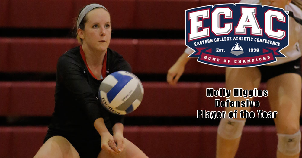 Higgins Repeats as ECAC South Defensive Player of the Year