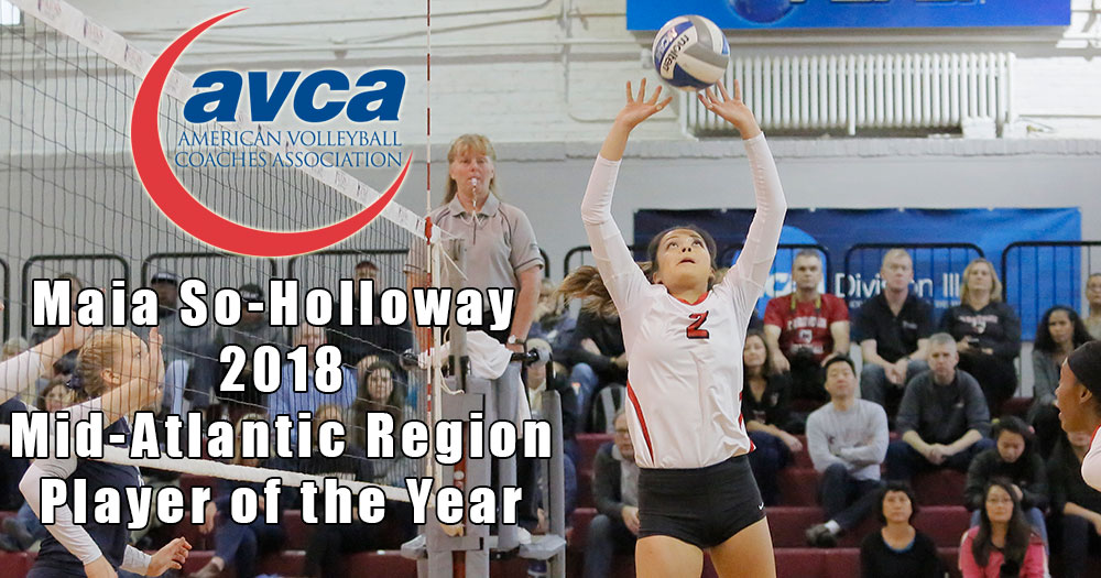 So-Holloway Named Mid-Atlantic Region Player of the Year; Five Tartans Receive AVCA All-Region Recognition
