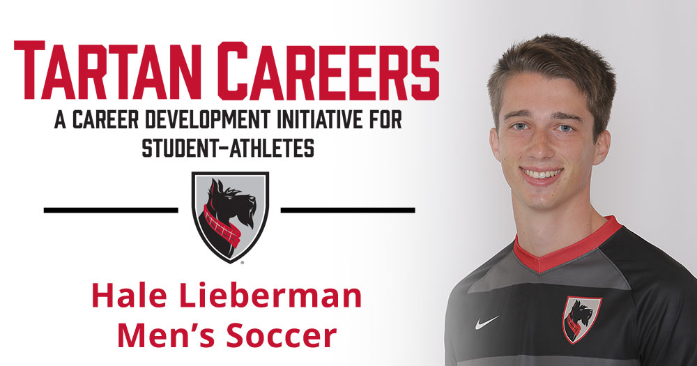 Tartan Careers - A career development initiative for student-athletes. Hale Lieberman, men's soccer - photo of Hale Lieberman