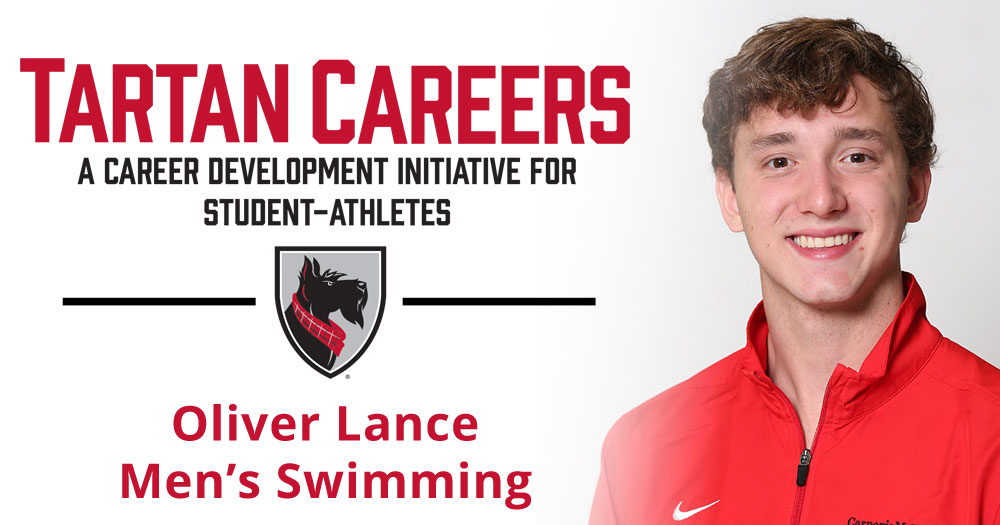 Tartan Careers - A career development initiative for student-athletes. Oliver Lance Men's Swimmingl.
Headshot of Oliver