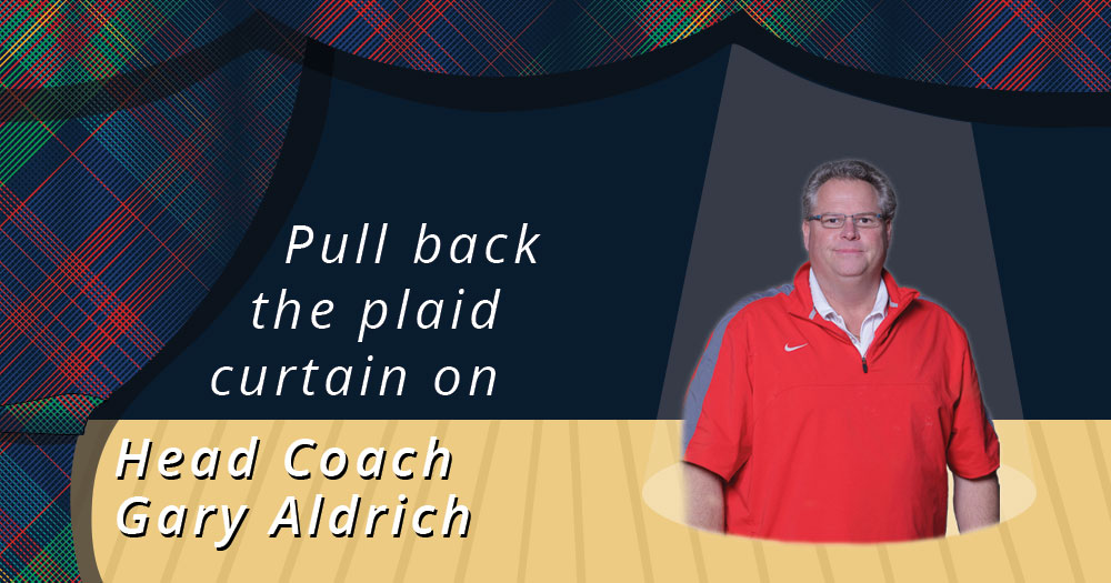 Pull Back the Plaid Curtain on Head Men’s and Women’s Track and Field Coach Gary Aldrich