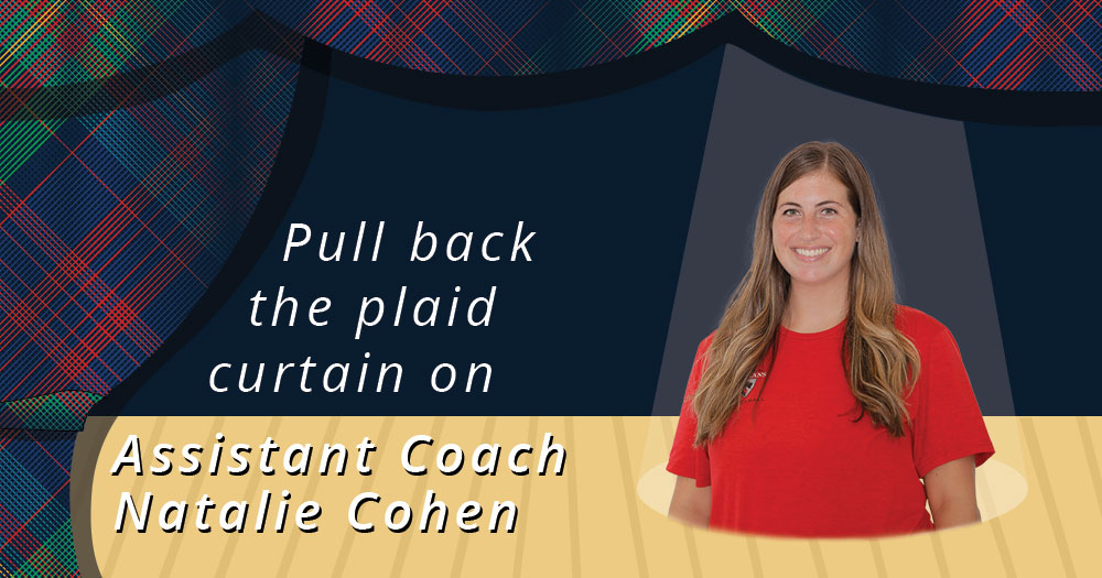 Pull Back the Plaid Curtain on Assistant Volleyball Coach Natalie Cohen