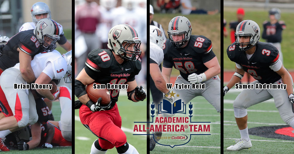 Four Football Athletes Named CoSIDA Academic All-Americans