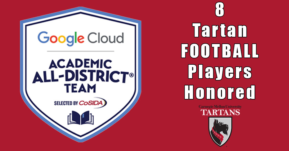 Eight Football Players Named CoSIDA Academic All-District