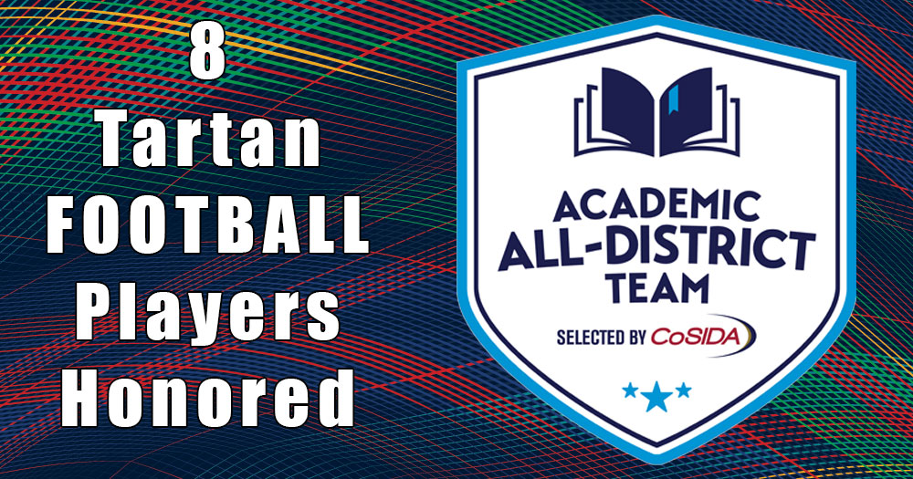 Eight Football Players Named CoSIDA Academic All-District