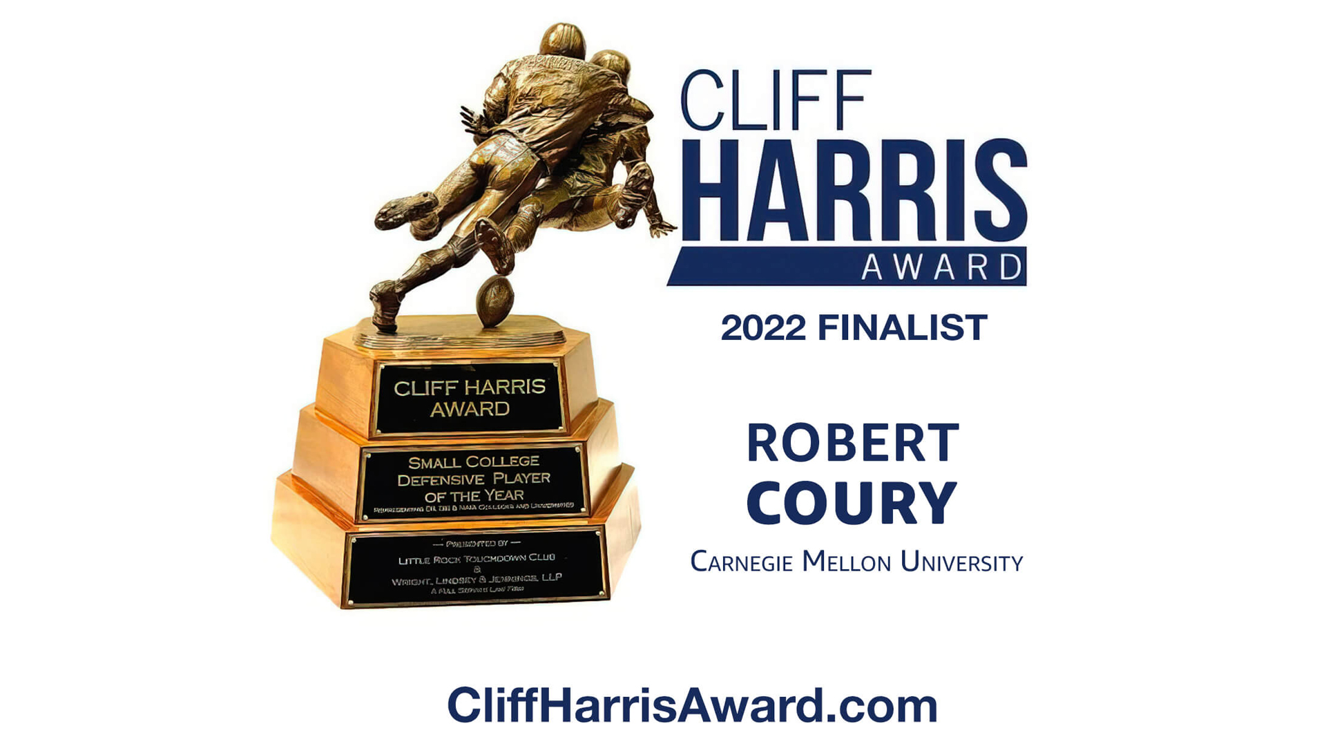 Robert Coury Named 2022 Cliff Harris Award Finalist