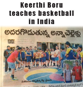 Boru Breaks Barriers with Basketball Camps in India