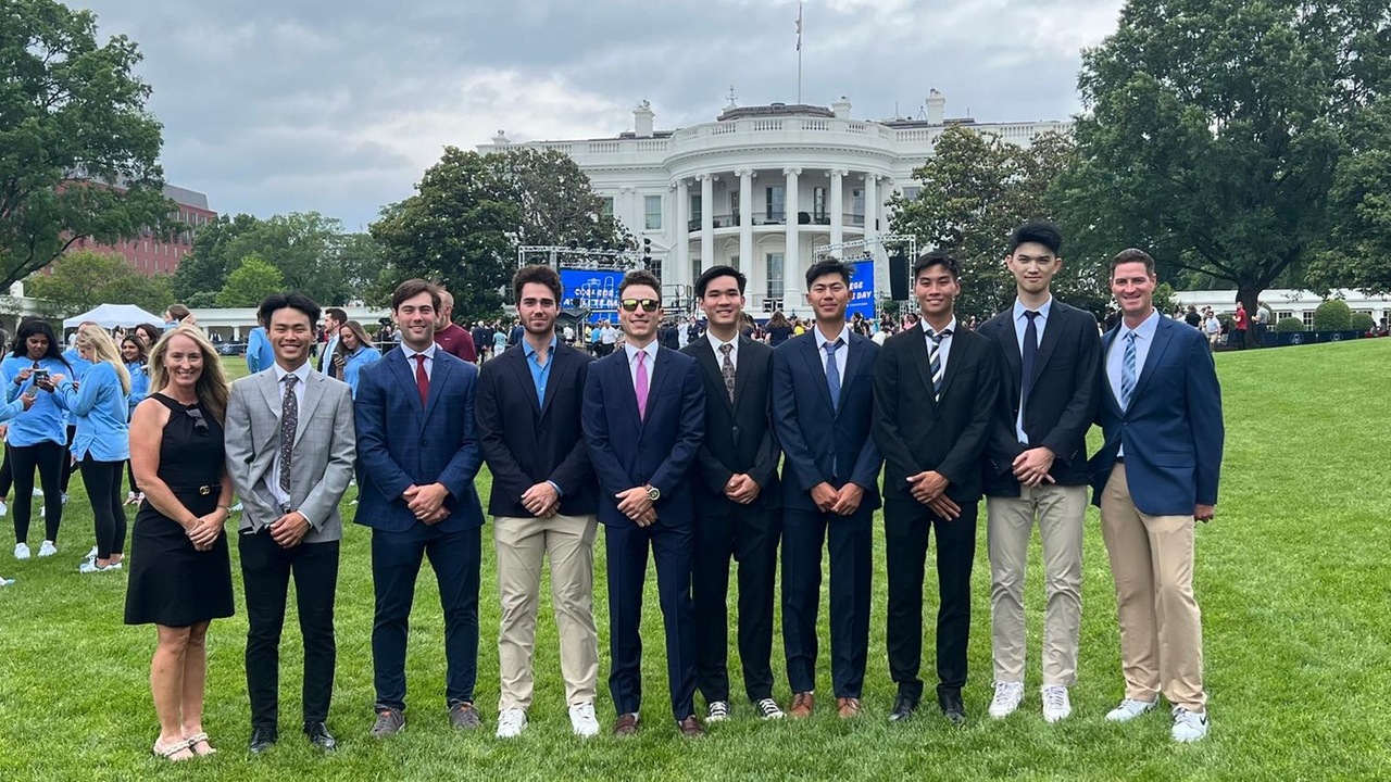 Men&rsquo;s Golf Travels to White House for College Athlete Day