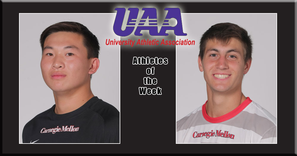 Lam and Masciopinto Named UAA Men’s Soccer Athletes of the Week