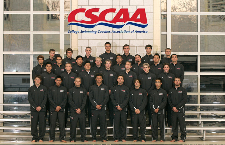 Men’s Swimming Receives Team Scholar Award from CSCAA