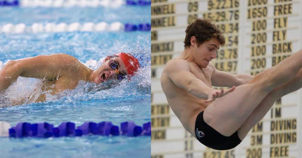 Two All-America Honors Highlight First Night of NCAAs for Men's Swimming and Diving