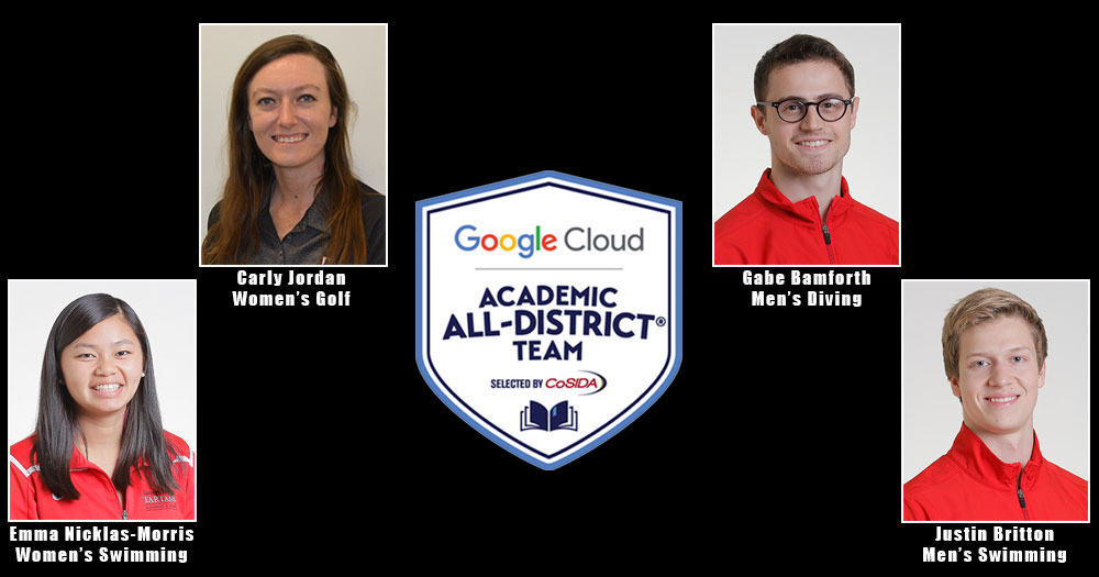 Four Earn CoSIDA Academic All-District At-Large Honors