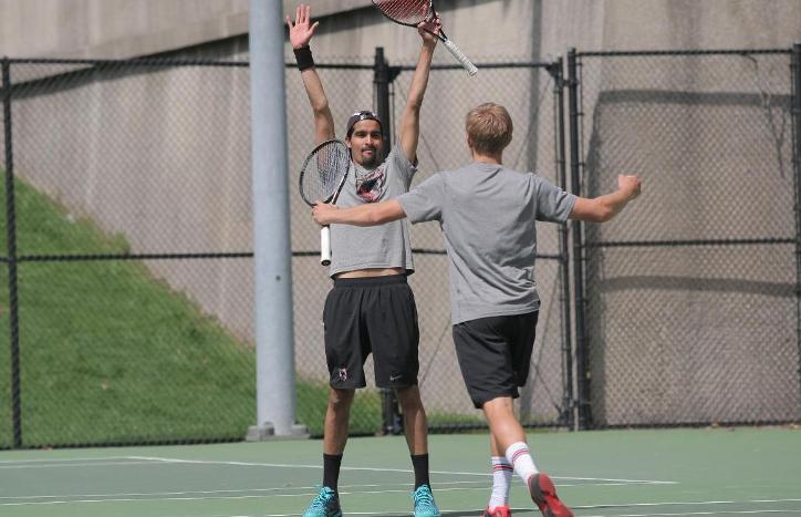 Doubles Sweep Leads to 7-2 Victory Against No. 11 Johns Hopkins