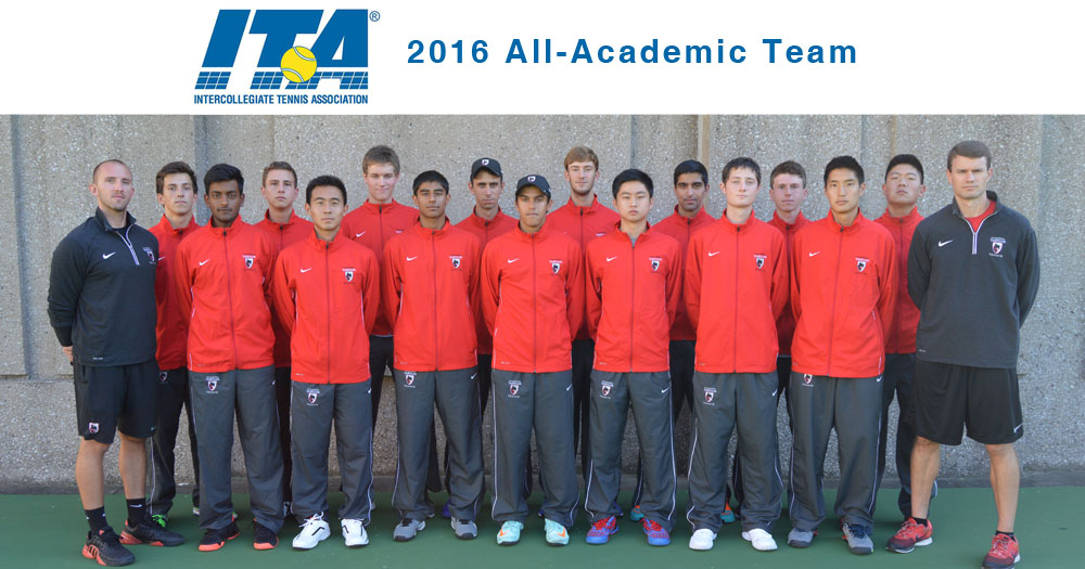 ITA Honors Men’s Tennis as All-Academic Team; Seven Named Scholar Athletes