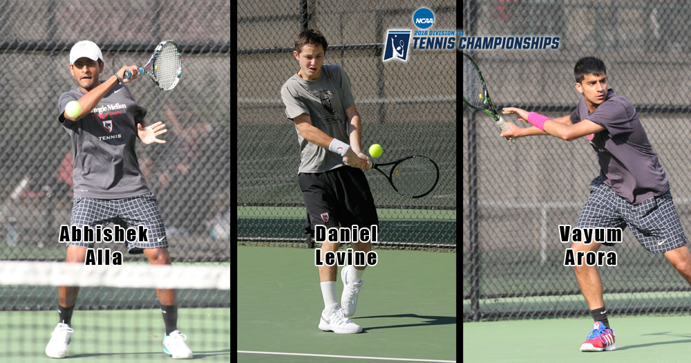Three Tartans Selected to Compete at NCAA Men’s Tennis Singles and Doubles Championships