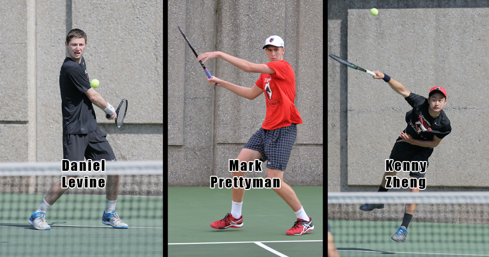 Three Earn Placement on UAA Men's Tennis All-Tournament Team