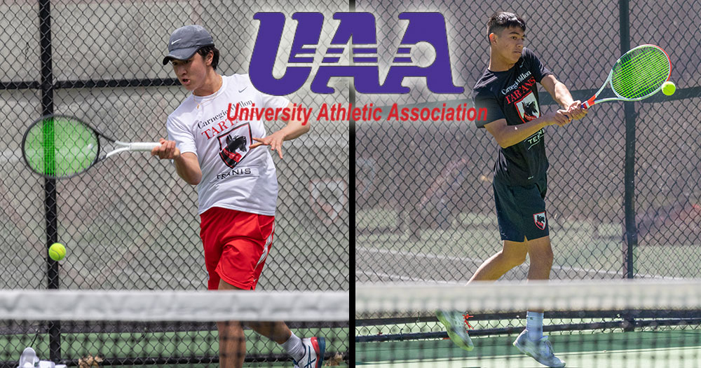 Aprill and Motaghedi Named to All-UAA Men’s Tennis Team