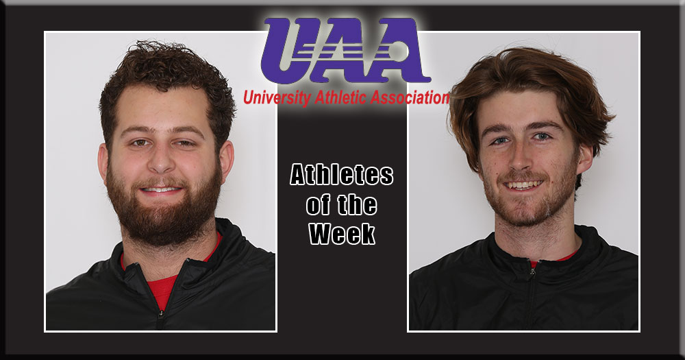 Miller and Branch-Shaw Sweep UAA Track and Field Weekly Awards
