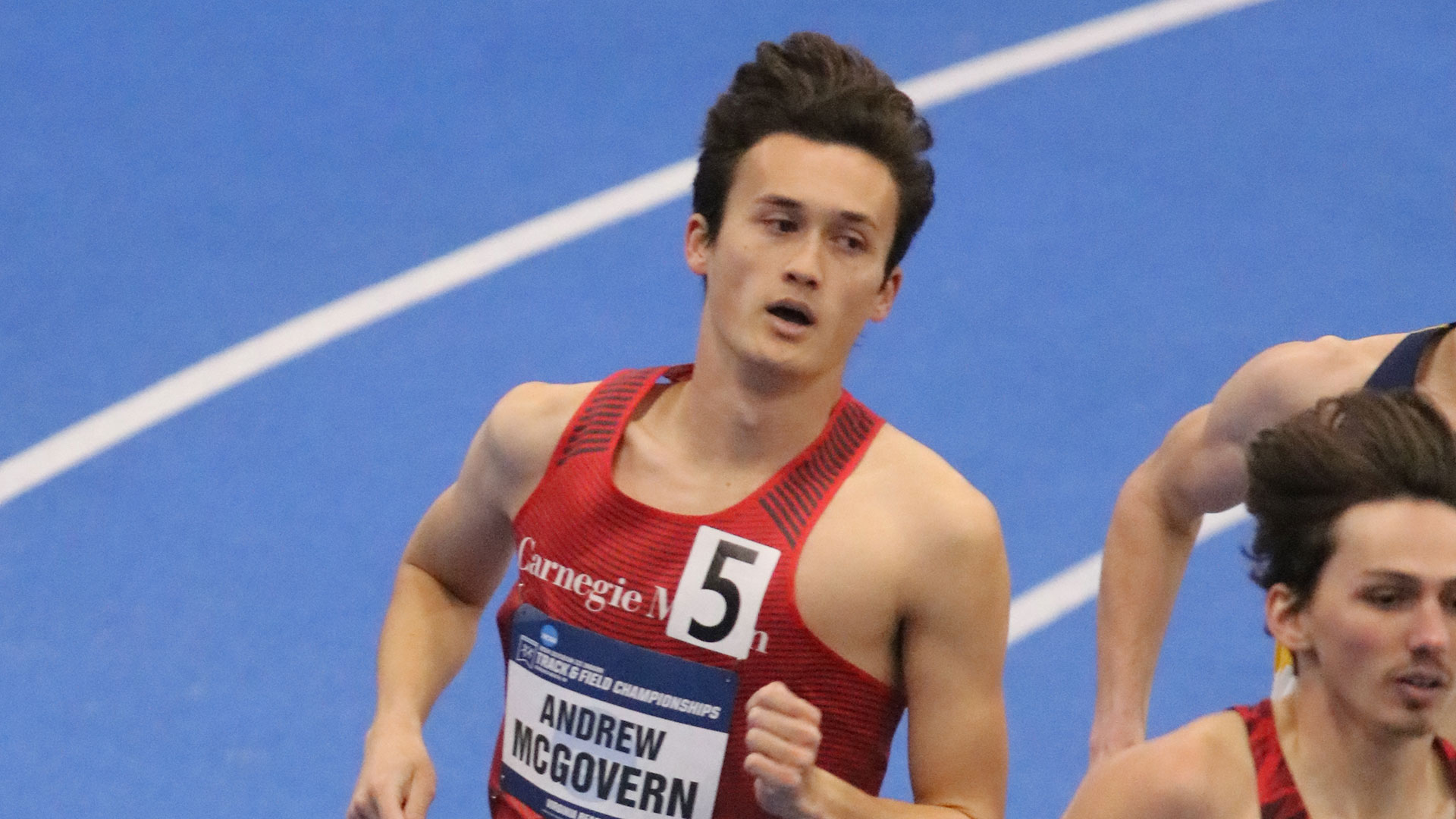 Rich Currently Second in Heptathlon Following First Day at NCAA Indoor Championships, McGovern Competes in 800