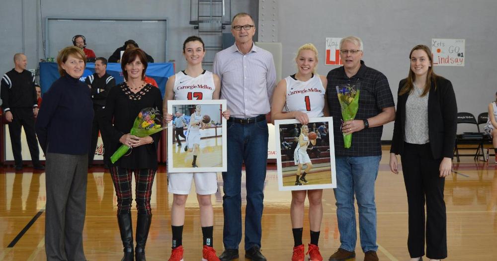 Seniors Celebrated as Tartans Record 19th Win After 83-49 Victory Against Case Western Reserve