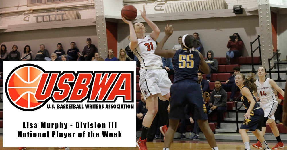 Murphy Earns Second USBWA Division III National Player of the Week Award