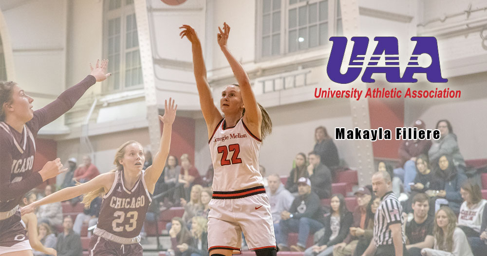 Filiere Receives Third All-UAA Women’s Basketball Recognition