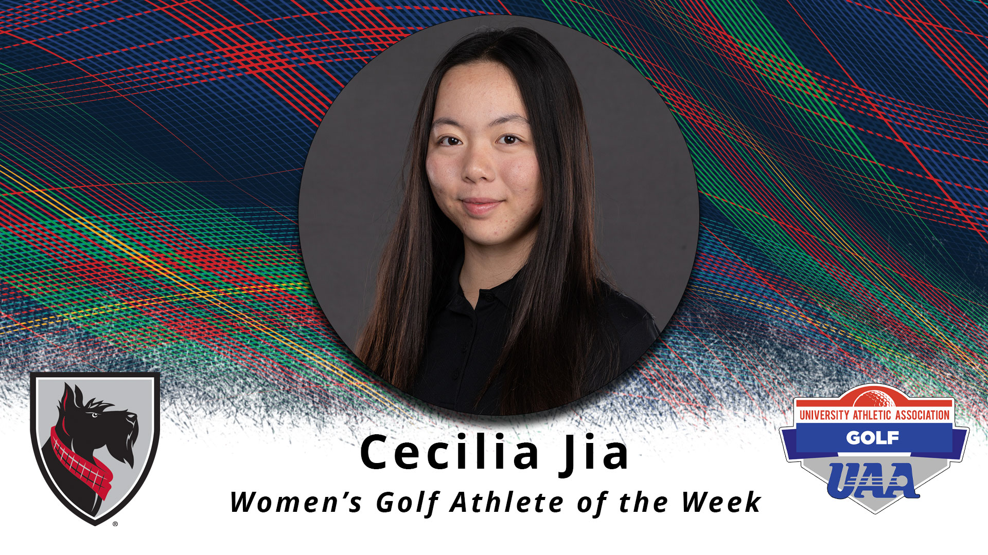 Jia Named UAA Women’s Golf Athlete of the Week