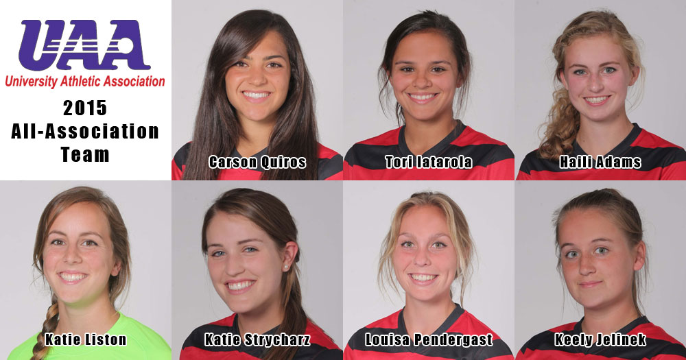 Seven Honored on UAA Women’s Soccer All-Association Team