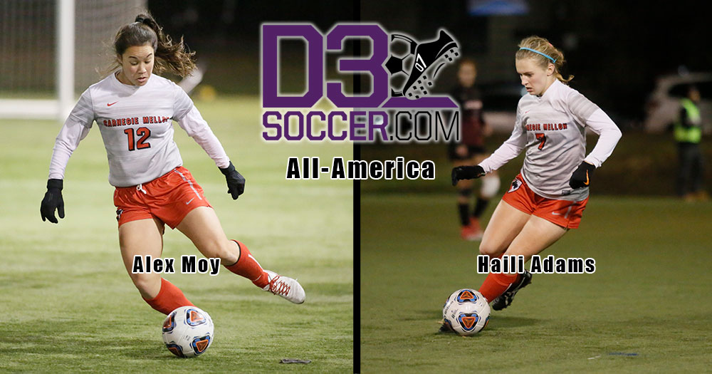 Moy, Adams Honored as All-Americans by D3soccer.com