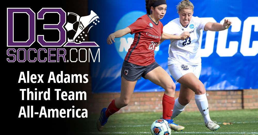 Adams Third-Ever First-Year Player Honored on D3soccer.com All-America Team