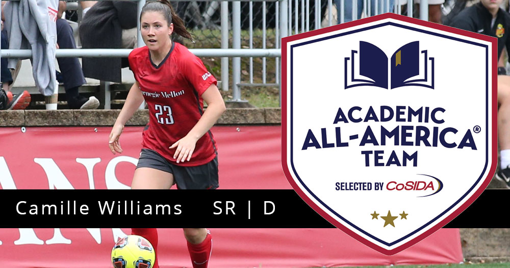 Williams Honored on  CoSIDA Academic All-America Team for Second Time