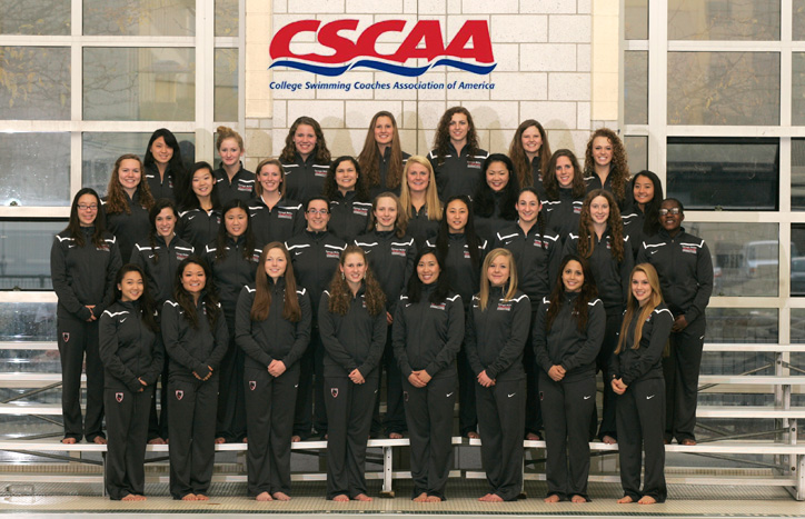 Women’s Swimming Receives Team Scholar Award from CSCAA