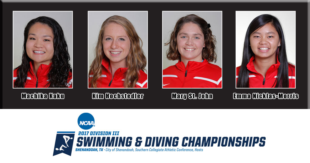 Four Women to Compete at NCAA Championships