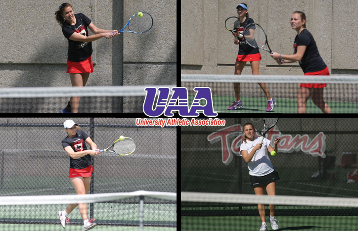 Four Women’s Tennis Players Named All-UAA
