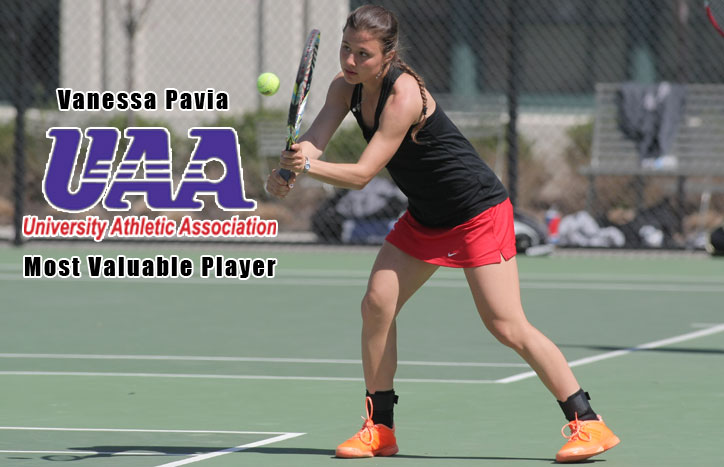 Pavia Named Most Valuable Player of UAA; Five Others Named All-UAA and Coaching Staff Honored