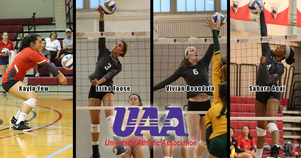 Tartans Land Four on All-UAA Volleyball Squad