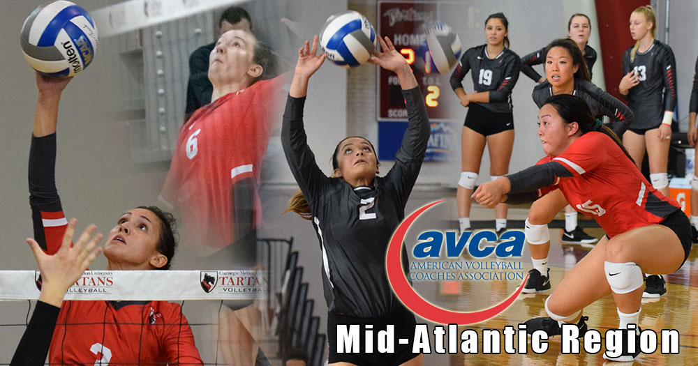 Four Tartans Receive AVCA All-Region Recognition