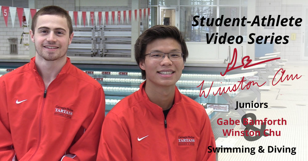 Student-Athlete Video Series: Gabe Bamforth and Winston Chu | Men's Swimming and Diving