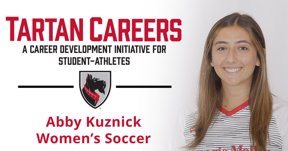 Tartan Careers - A career development initiative for student-athletes. Abby Kuznick, women's soccer - photo of Abby Kuznick